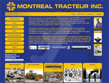 Tablet Screenshot of montrealtractor.com